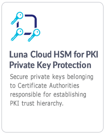 Luna Cloud HSM for PKI Private Key Protection