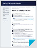 Azure 서비스용 키 브로커 만들기 – 기술 문서