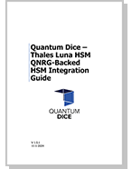 Quantum Dice –
Thales Luna HSM
QNRG-Backed
HSM Integration
Guide