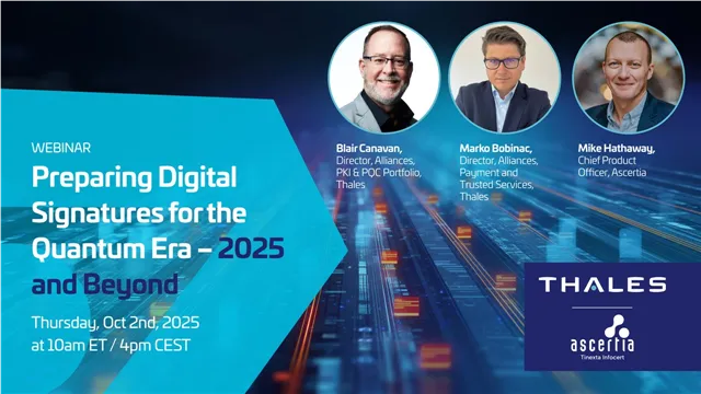 Preparing Digital Signatures for the Quantum Era Webinar