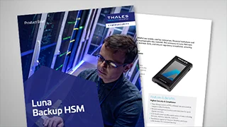 Backup Hsm Luna Backup HSM - Product Brief