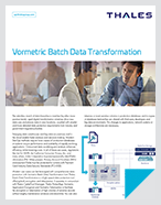 Vormetric Batch Data Transformation - Product Brief