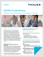 Cloud-based Access Management - SafeNet Trusted Access Product Brief