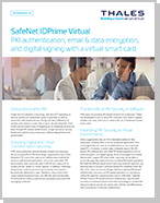 SafeNet IDPrime Virtual - Product Brief