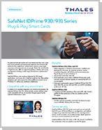 SafeNet IDPrime 930/931 Series - Product Brief