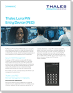 Thales Luna PIN Entry Device (PED)
