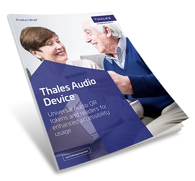 Thales Audio QR Device for Secure Banking - Product Brief