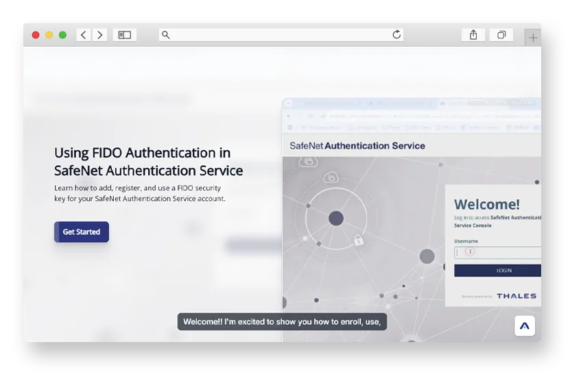 Using FIDO Authentication in SafeNet Authentication Service