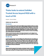 Thales looks to extend SafeNet Trusted Access beyond FIDO with a touch of PKI