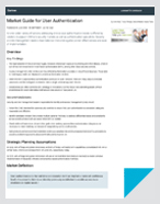 Gartner’s Market Guide for User Authentication - White Paper