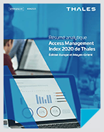 Access Management Index 2020 de Thales Édition Europe et Moyen-Orient - Report