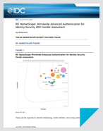 IDC MarketScape: Worldwide Advanced Authentication for Identity Security 2021 Vendor Assessment - Report