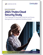 2021 Thales Cloud Security Study - European Edition - Report