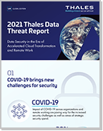 2021 data threat report infographic