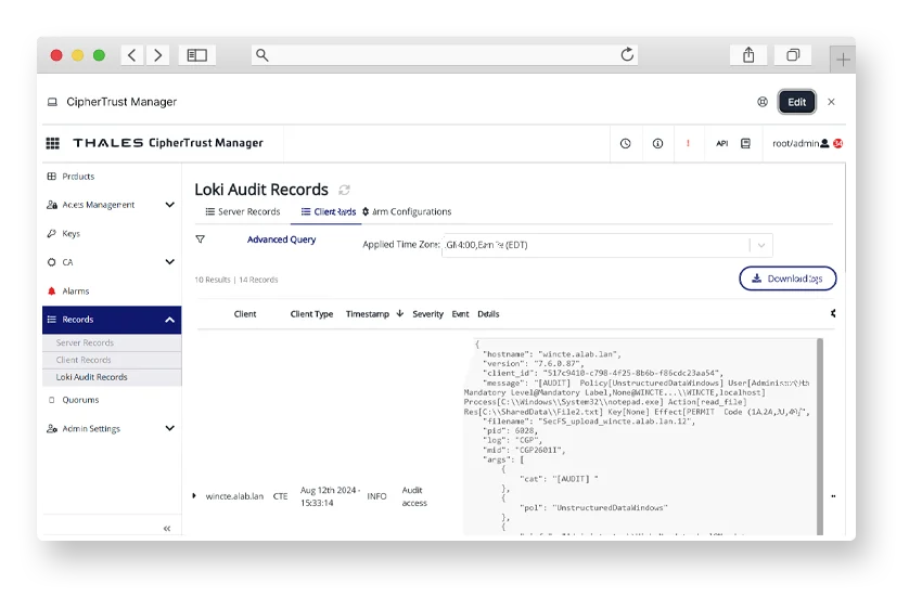 Transparent Encryption - Product Tour
