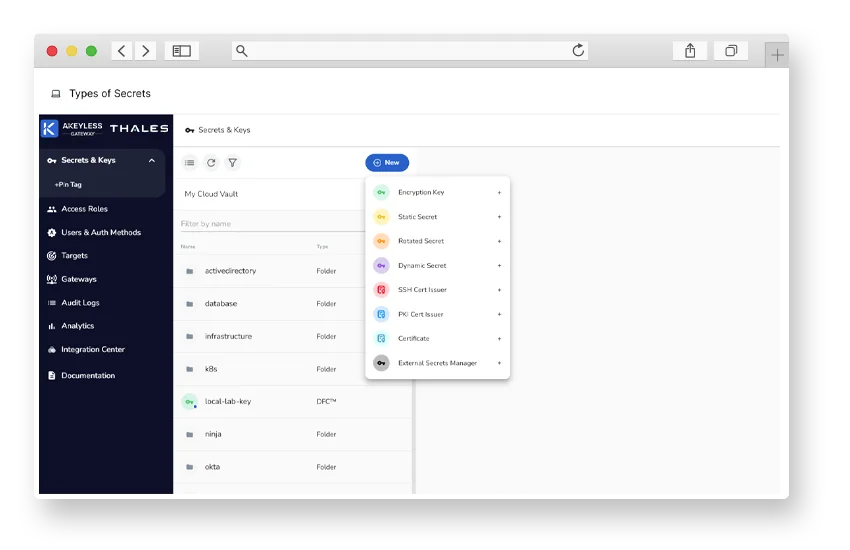 Secrets Management - Product Tour