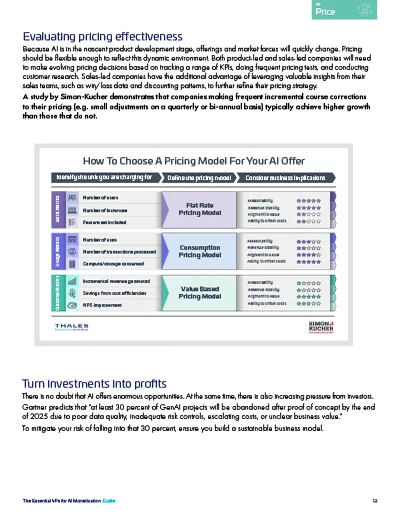 The Essential 4 Ps for AI Monetization Guide Page 5