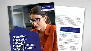 Cloud WAF + CipherTrust Data Security Platform – Solution Brief