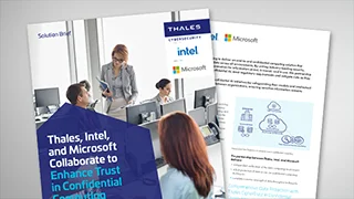 Confidential Computing with Microsoft, Intel & Thales - Solution Brief