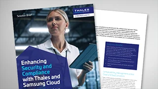 Samsung and Thales Cloud Security - Solution Brief