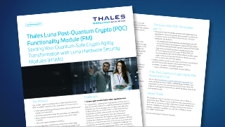 Thales Luna Post-Quantum Crypto (PQC) Functionality Module (FM)