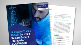 Ubiqu and Thales EUDI Wallet Security - Solution Brief