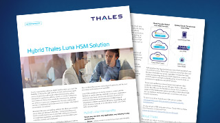 Hybrid Thales Luna HSM Solution