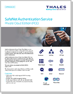 SafeNet Authentication Service Private Cloud Edition (PCE) - Product Brief