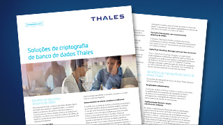Soluções de criptografia de banco de dados Thales
