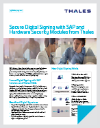 Secure Digital Signing with SAP and Hardware Security Modules from Thales