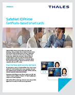IDPrime: Certificate-based smart cards - Solution Brief