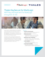 Thales KeySecure for MarkLogic - Solution Brief