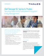 Dell Storage SC Series & Thales - Solution Brief