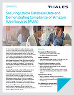 Securing Oracle Database Data on AWS Services