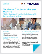 Security and Compliance for Postgres Database - Solution Brief
