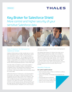 Key Broker for Salesforce Shield - Solution Brief