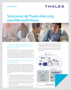 Thales Solutions For Microsoft Azure - Solution Brief