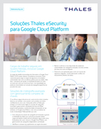 Thales Solutions For Google Cloud Platform - Solution Brief