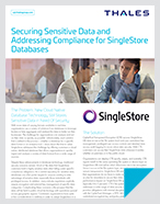 Securing Sensitive Data and Addressing Compliance for SingleStore Databases