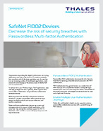 SafeNet FIDO2 Passwordless Devices - Solution Brief