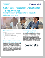 CipherTrust Transparent Encryption for Teradata Vantage - Solution Brief