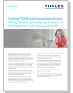 SafeNet FIDO2 wachtwoordloze apparaten - Oplossingsopgave