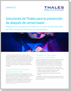 Soluciones de Thales para la prevención de ataques de ransomware - Solution Brief