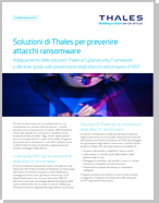 Soluzioni di Thales per prevenire attacchi ransomware - Solution Brief