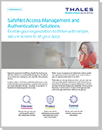 afeNet Access Management and Authentication Solutions