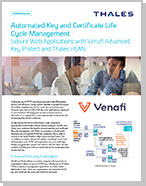 Secure Web Applications with Venafi Advanced Key Protect - Solution Brief