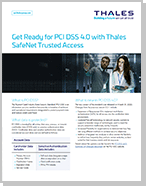 Get Ready for PCI DSS 4.0 with Thales  SafeNet Trusted Access