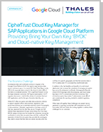 CipherTrust Cloud Key Manager for SAP Applications in Google Cloud Platform