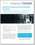 CipherTrust Tokenization for SAP Data Custodian - Solution Brief