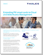 Extending PKI Smart Cards to Cloud and Web Access Management - Solution Brief